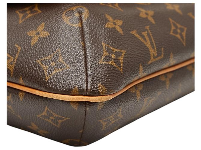 Borsa a tracolla Louis Vuitton Monogram Musette Marrone - vista 5