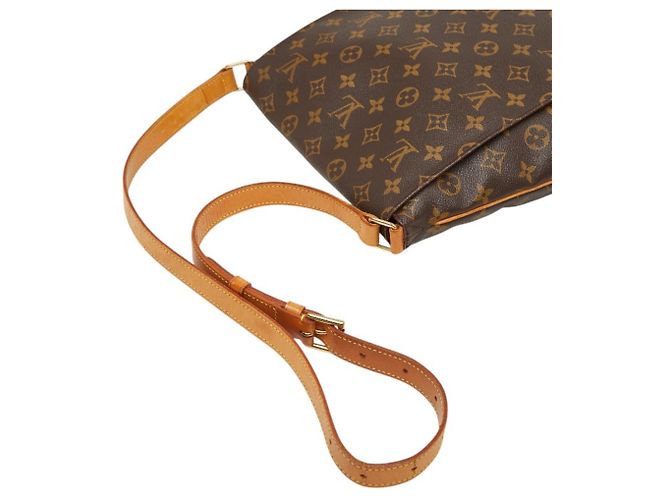 Borsa a tracolla Louis Vuitton Monogram Musette Marrone - vista 6