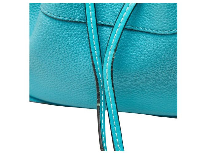 Loewe Hammock Mini Handtasche Blau - Ansicht 9