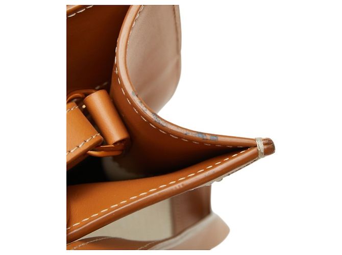 Céline Celine Vertical Cabas Small Handtasche Braun Roh - Ansicht 12