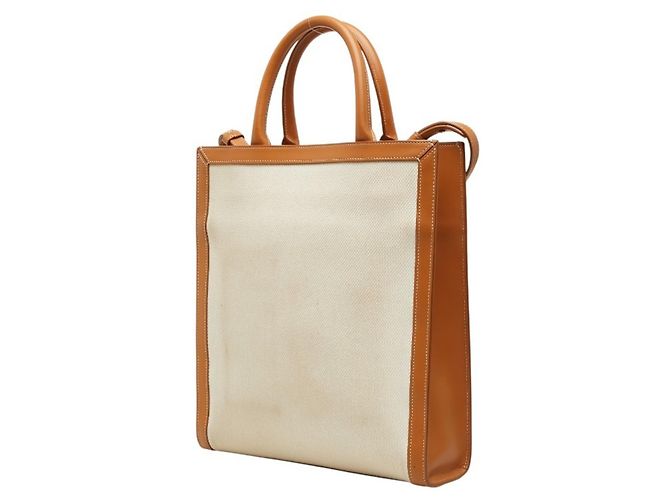 Céline Celine Vertical Cabas Small Handtasche Braun Roh - Ansicht 2