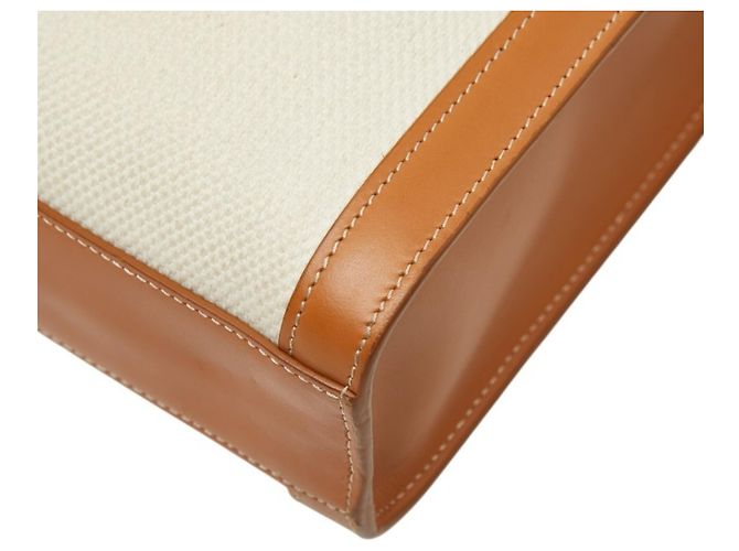 Céline Celine Vertical Cabas Small Handtasche Braun Roh - Ansicht 4