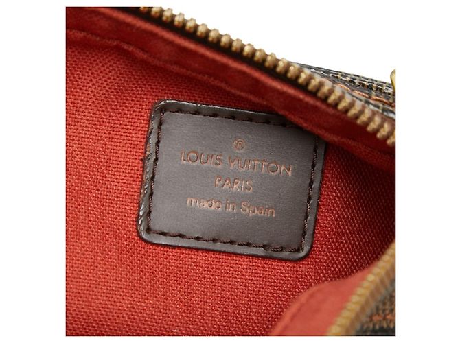 Borsa a tracolla Louis Vuitton Damier Geronimos Marrone - vista 10