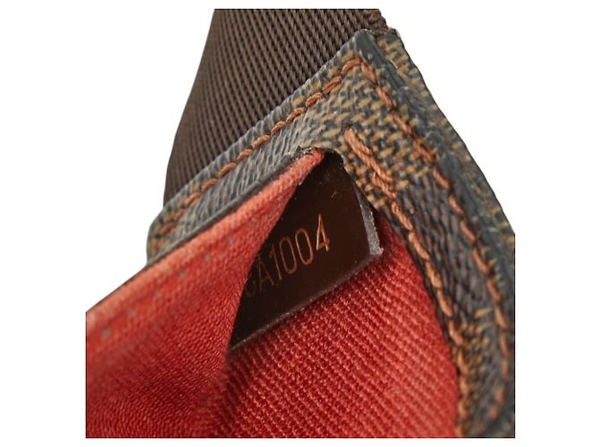 Borsa a tracolla Louis Vuitton Damier Geronimos Marrone - vista 11
