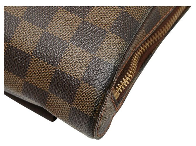 Borsa a tracolla Louis Vuitton Damier Geronimos Marrone - vista 4