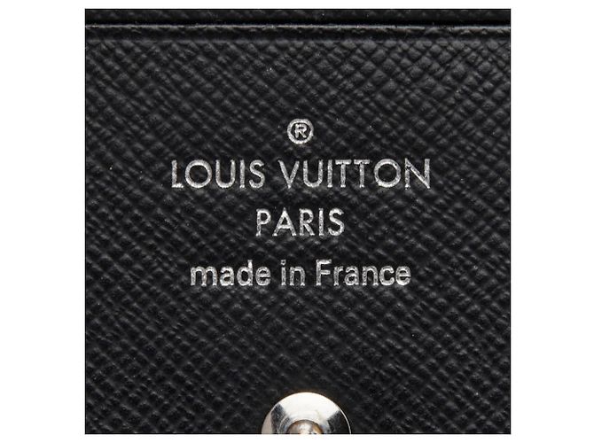 Louis Vuitton Damier Graphite Bi-fold Wallet Brown Black - view 12