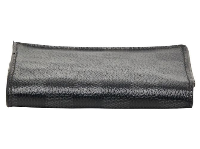 Louis Vuitton Damier Graphite Bi-fold Wallet Brown Black - view 3