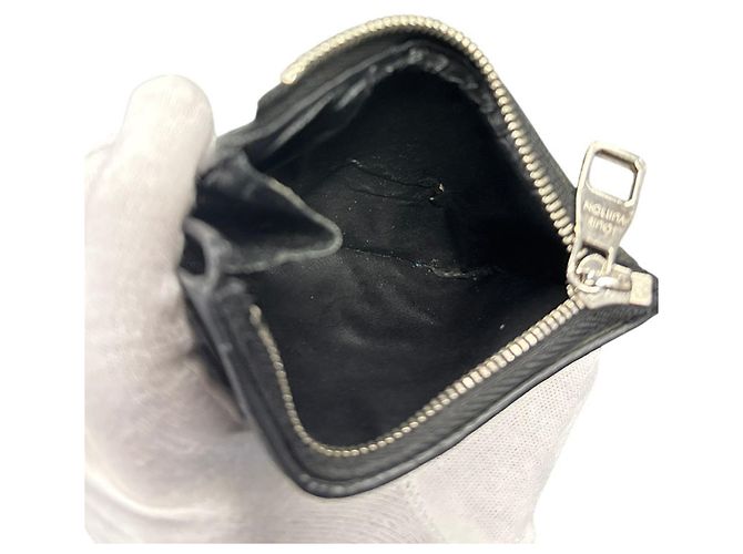 Louis Vuitton Damier Graphite Bi-fold Wallet Brown Black - view 9