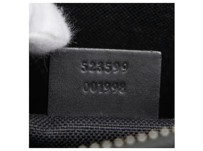 Borsa a tracolla e a spalla Gucci GG Supreme Sherry Line Nero - vista 11