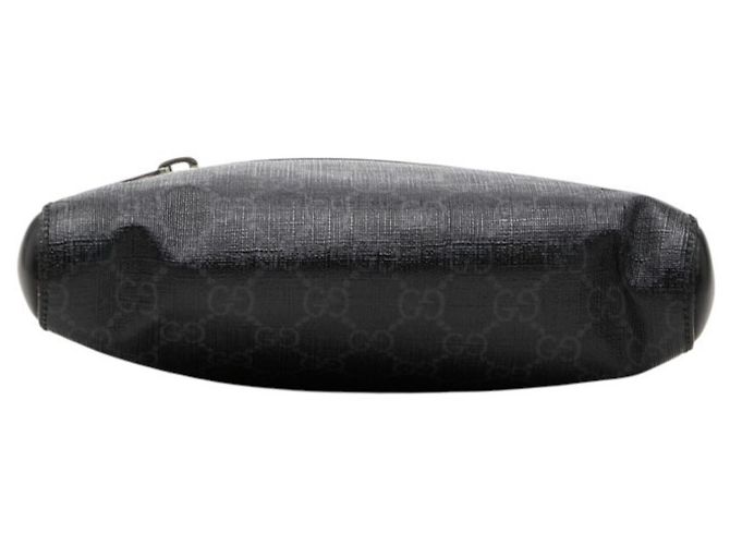 Borsa a tracolla e a spalla Gucci GG Supreme Sherry Line Nero - vista 3