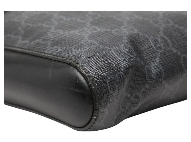 Borsa a tracolla e a spalla Gucci GG Supreme Sherry Line Nero - vista 5
