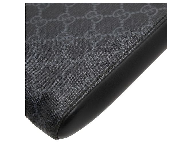 Borsa a tracolla e a spalla Gucci GG Supreme Sherry Line Nero - vista 6