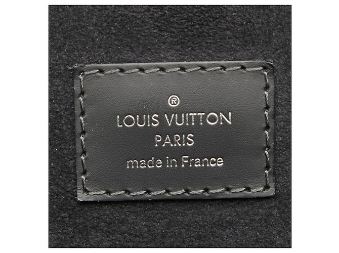 Zaino Louis Vuitton Damier Cobalt Newport Nero Blu navy - vista 13