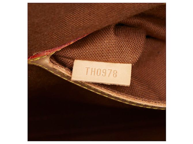 Borsa Louis Vuitton Monogram Alma PM Marrone - vista 10