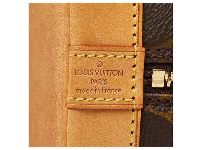 Borsa Louis Vuitton Monogram Alma PM Marrone - vista 11