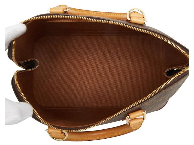 Borsa Louis Vuitton Monogram Alma PM Marrone - vista 9