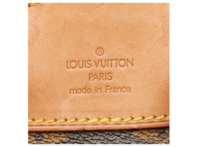 Zaino Louis Vuitton Monogram Montsouris MM Marrone - vista 12