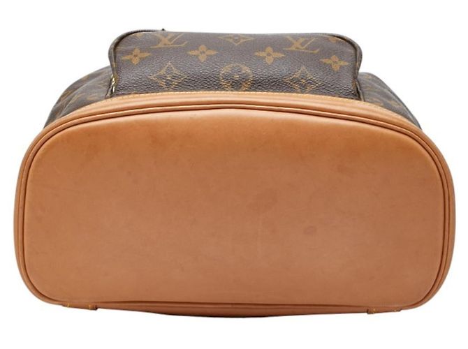 Zaino Louis Vuitton Monogram Montsouris MM Marrone - vista 3
