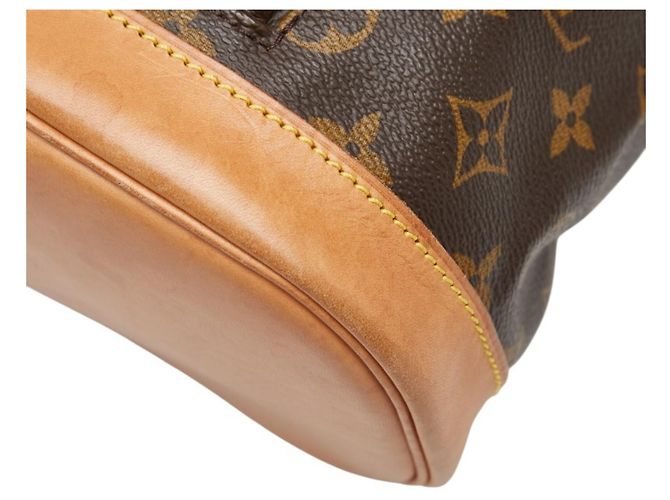 Zaino Louis Vuitton Monogram Montsouris MM Marrone - vista 4