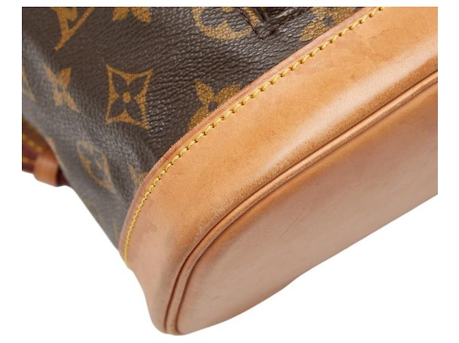 Zaino Louis Vuitton Monogram Montsouris MM Marrone - vista 5