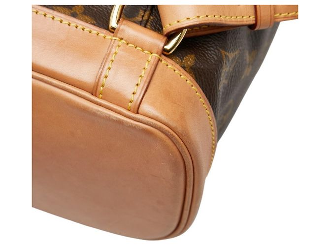 Zaino Louis Vuitton Monogram Montsouris MM Marrone - vista 6