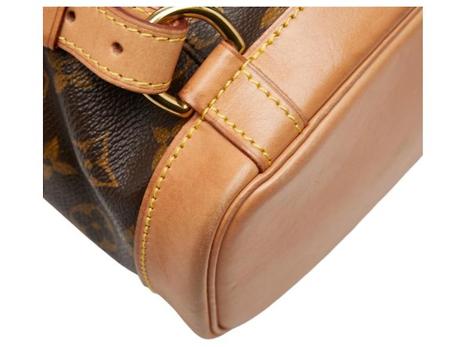 Zaino Louis Vuitton Monogram Montsouris MM Marrone - vista 7