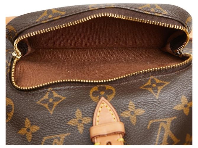 Zaino Louis Vuitton Monogram Montsouris MM Marrone - vista 9