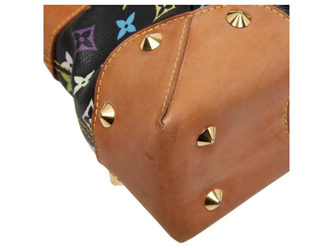 Borsa Louis Vuitton Monogram Multicolor Judy MM Nero Multicolore - vista 5