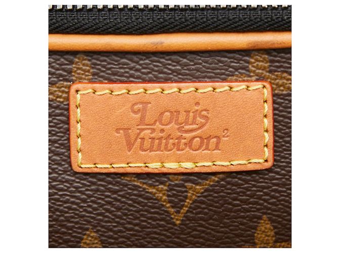 Louis Vuitton x NIGO Damier Giant Amazon Sling Bag Marron Noir - vue 10