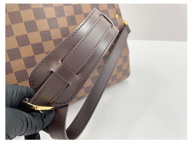 Borsa Bowling Louis Vuitton Damier Kensington Marrone - vista 10