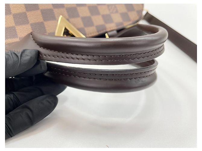 Borsa Bowling Louis Vuitton Damier Kensington Marrone - vista 9