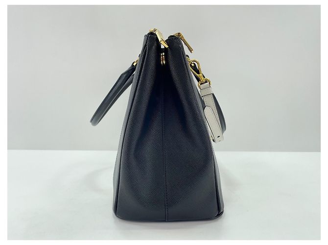 Borsa a mano in pelle bianca Prada Bianco - vista 6