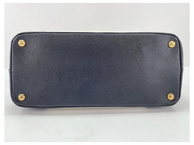 Borsa a mano in pelle bianca Prada Bianco - vista 7