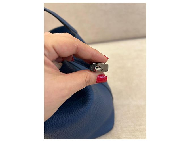 Hermès Picotin Lock 18 in pelle Taurillon Clémence - Blu Anemone - Ansicht 10