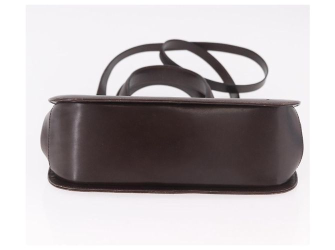 Borsa Salvatore Ferragamo Gancini in pelle marrone oro Auth 191557 D'oro - vista 11