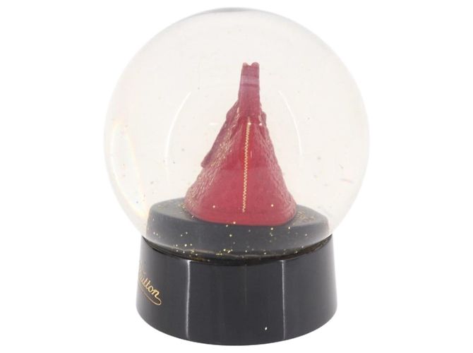 LOUIS VUITTON Alma Snow Globe Glass Red LV Auth 191688 Rouge - vue 3