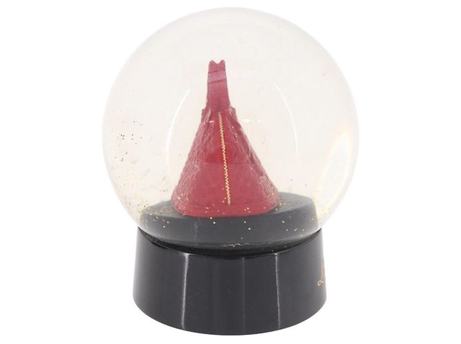 LOUIS VUITTON Alma Snow Globe Glass Red LV Auth 191688 Rouge - vue 4