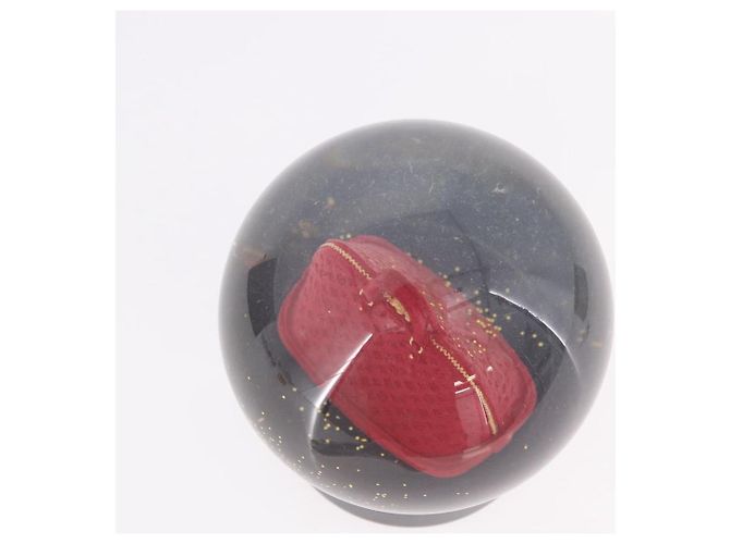 LOUIS VUITTON Alma Snow Globe Glass Red LV Auth 191688 Rouge - vue 5