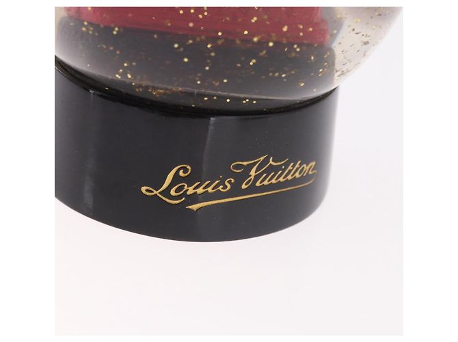LOUIS VUITTON Alma Snow Globe Glass Red LV Auth 191688 Rouge - vue 9
