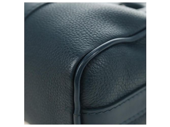 Borsa Keepall XS Aerogram LOUIS VUITTON in pelle blu M81003 LV Auth 189893M - vista 18