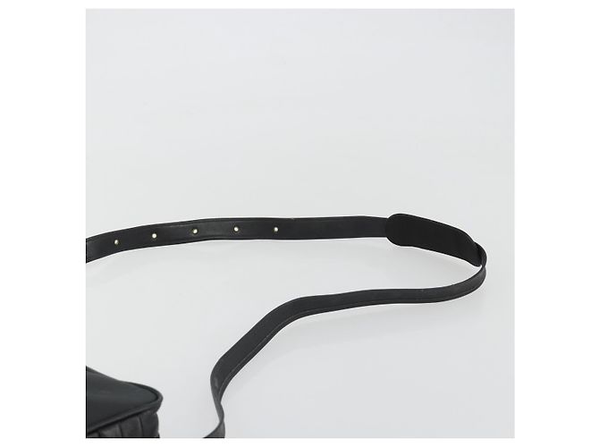 Borsa a tracolla MCM Vicetos in PVC e pelle nero oro Auth 191049 D'oro - vista 8