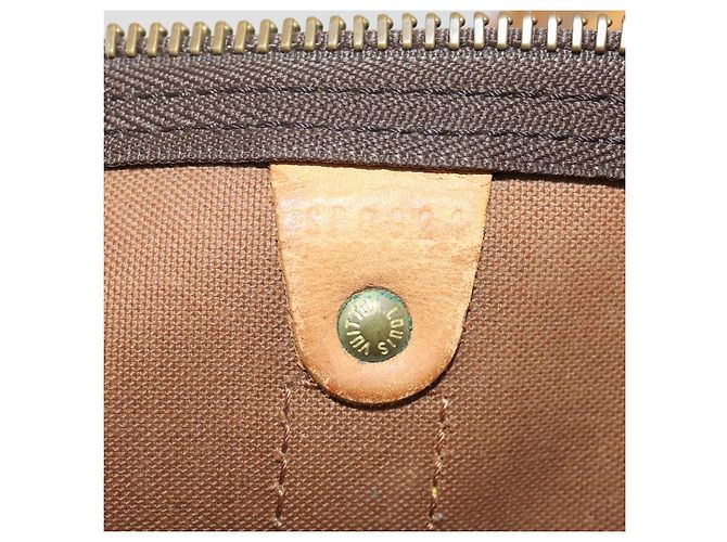 LOUIS VUITTON Borsa Boston Monogram Keepall Bandouliere 55 M41414 LV Auth 187837 Monogramma - vista 12