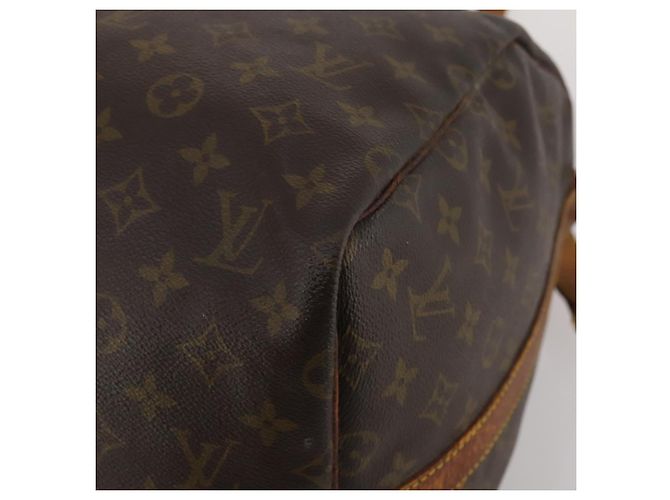LOUIS VUITTON Borsa Boston Monogram Keepall Bandouliere 55 M41414 LV Auth 187837 Monogramma - vista 15