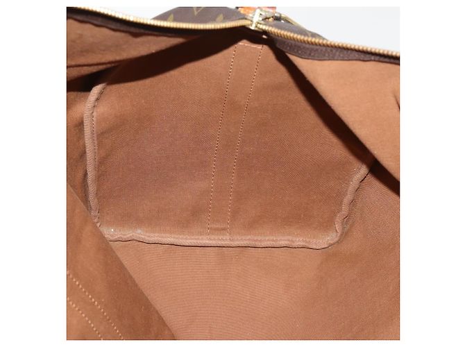 LOUIS VUITTON Borsa Boston Monogram Keepall Bandouliere 55 M41414 LV Auth 187837 Monogramma - vista 21