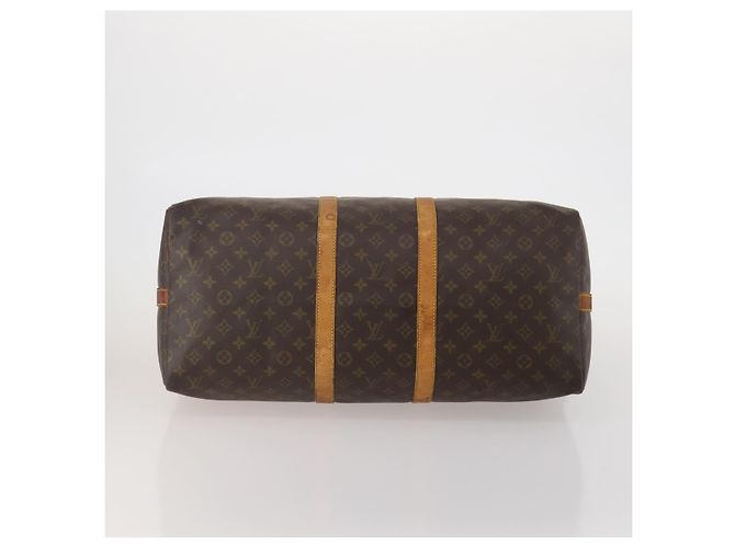 LOUIS VUITTON Borsa Boston Monogram Keepall Bandouliere 55 M41414 LV Auth 187837 Monogramma - vista 5