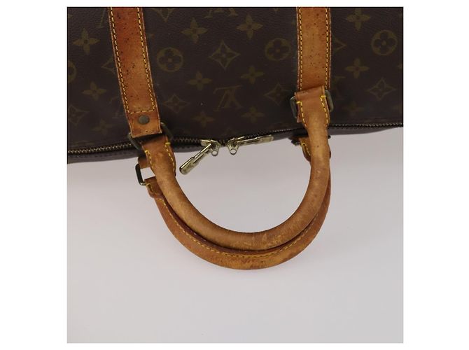 LOUIS VUITTON Borsa Boston Monogram Keepall Bandouliere 55 M41414 LV Auth 187837 Monogramma - vista 8