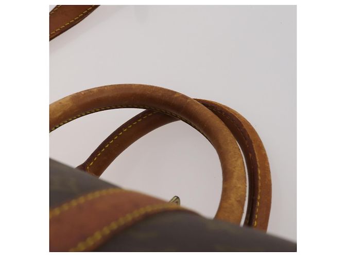 LOUIS VUITTON Borsa Boston Monogram Keepall Bandouliere 55 M41414 LV Auth 187837 Monogramma - vista 9