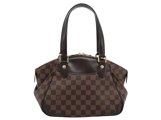 LOUIS VUITTON Borsa Damier Ebene Verona PM N41117 LV Auth ar14037V - vista 2