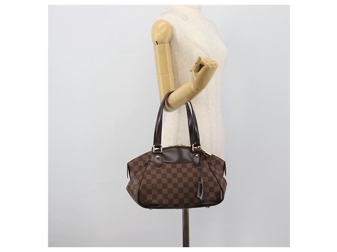 LOUIS VUITTON Borsa Damier Ebene Verona PM N41117 LV Auth ar14037V - vista 25