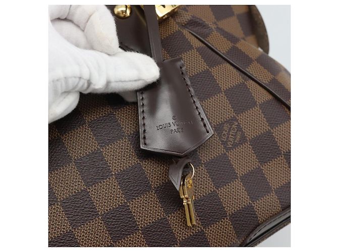 LOUIS VUITTON Borsa Damier Ebene Verona PM N41117 LV Auth ar14037V - vista 9